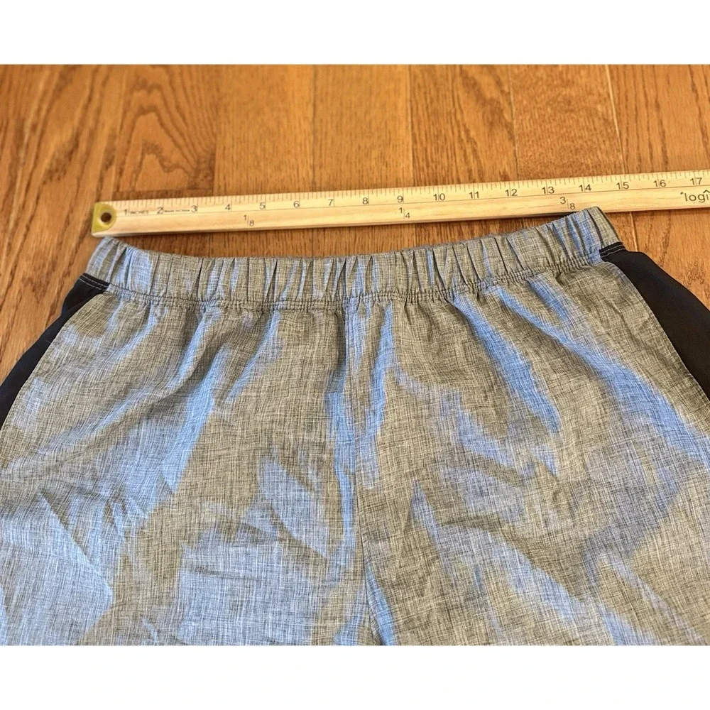 Asics DRY Ready Set Gym Running Shorts Mens Large Brief Lined Zip Pocket Active